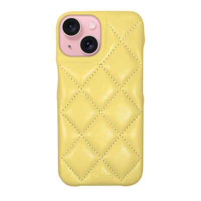 iPhoneケース キルティングPU レザーケース ロゴ