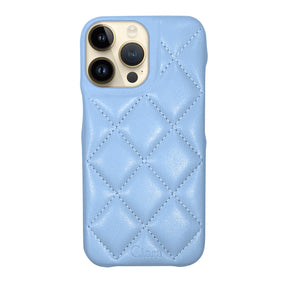iPhoneケース キルティングPU レザーケース ロゴ
