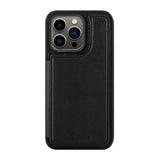 iPhoneケース カード収納付きバックフリップ手帳型ケース ロゴ
