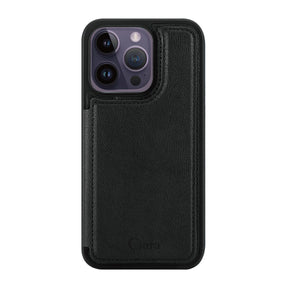 iPhoneケース カード収納付きバックフリップ手帳型ケース ロゴ