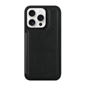 iPhoneケース カード収納付きバックフリップ手帳型ケース ロゴ