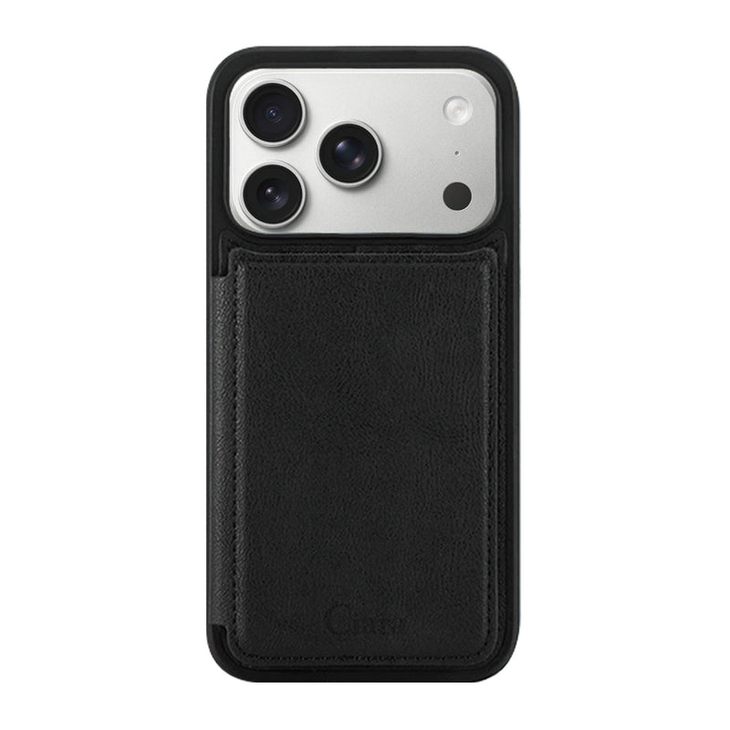 iPhoneケース カード収納付きバックフリップ手帳型ケース ロゴ
