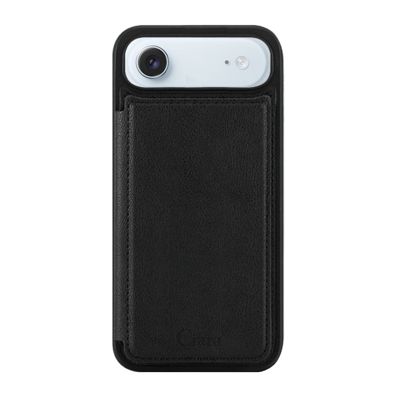 iPhoneケース カード収納付きバックフリップ手帳型ケース ロゴ