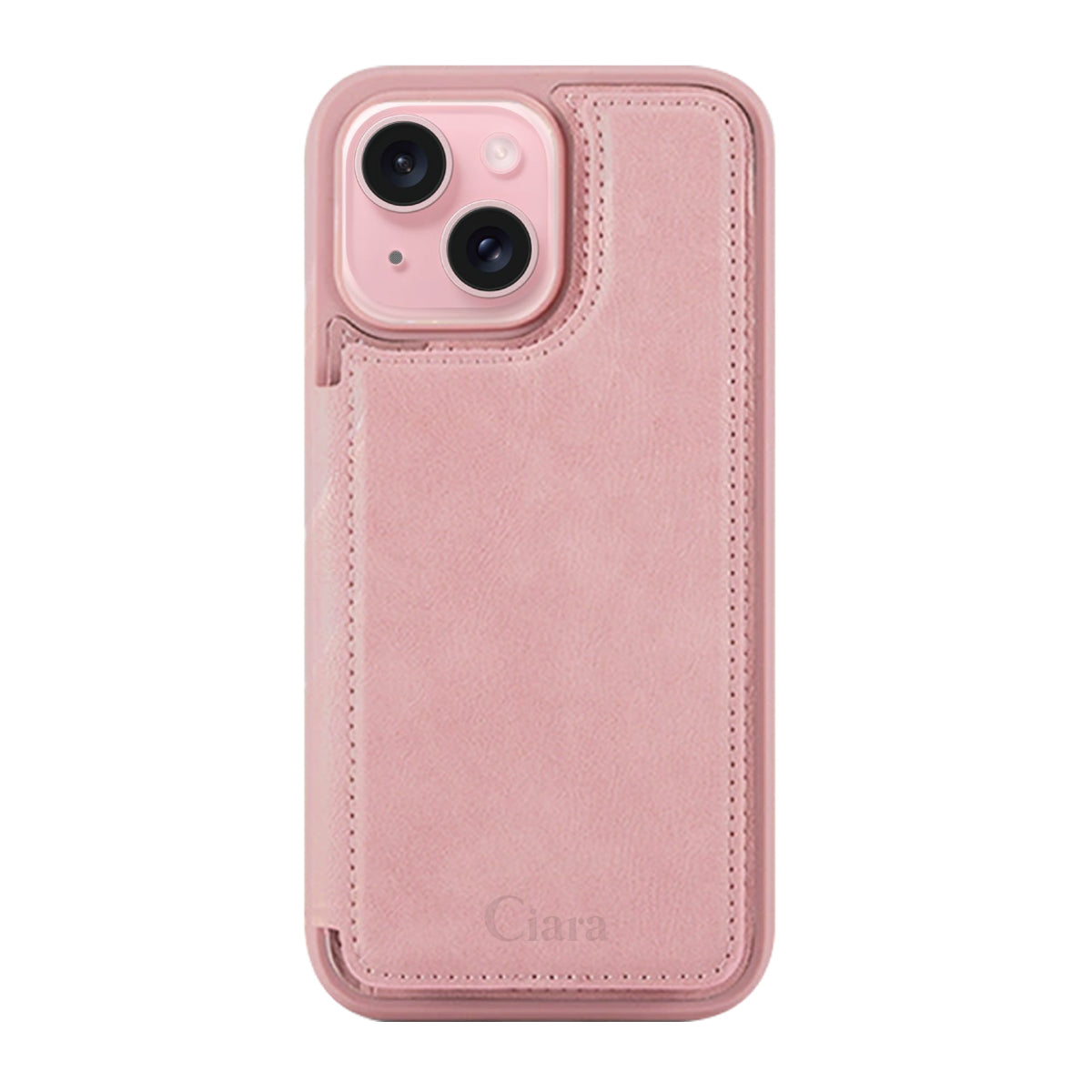 iPhone 15 (アイフォン15) ケース・カバー 手帳型 ピンク