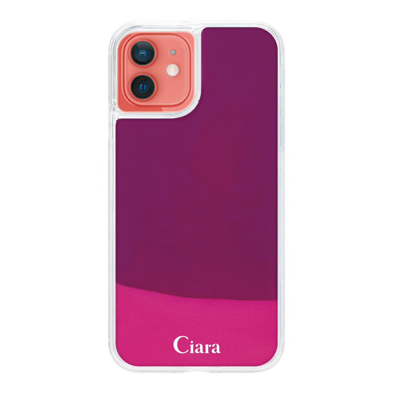 iPhoneケース ネオンサンド オイルケース ロゴ
