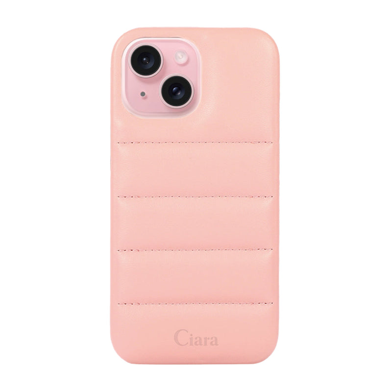 iPhoneケース ステッチ PUレザーケース ロゴ