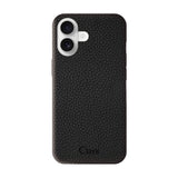 iPhoneケース ペブルグレイン PUレザーケース ロゴ