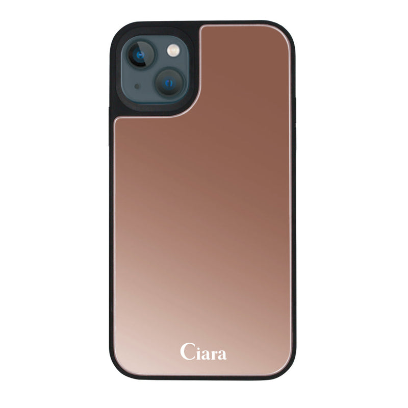 iPhoneケース ミラーバンパー ミラー付きケース ロゴ