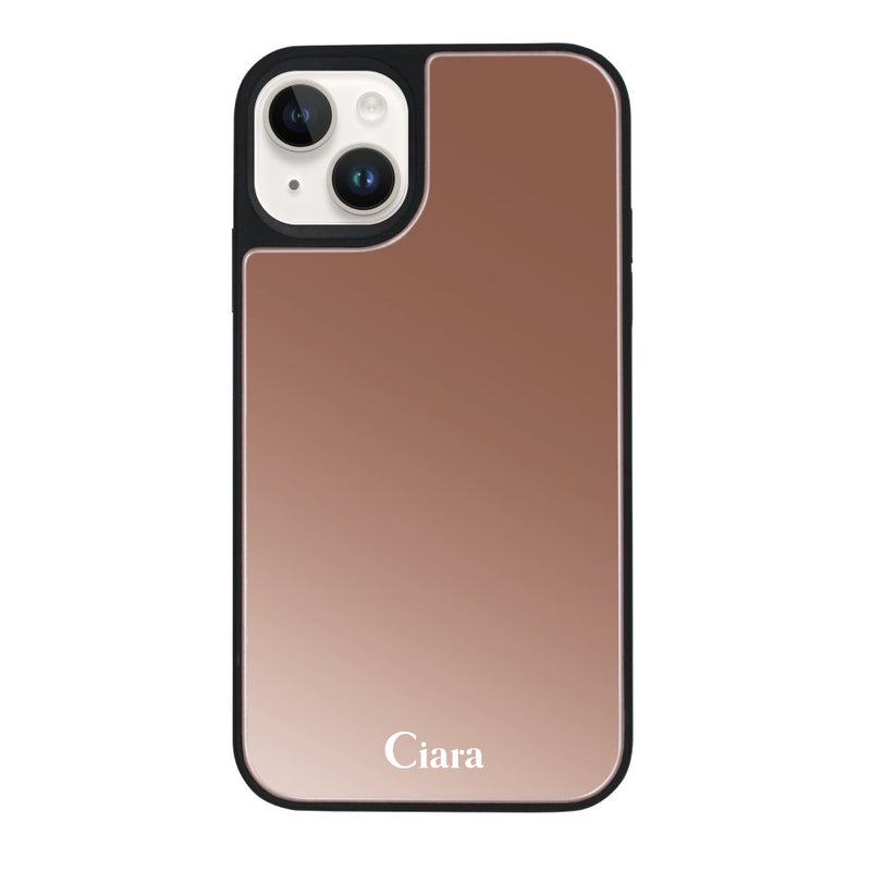 iPhoneケース ミラーバンパー ミラー付きケース ロゴ