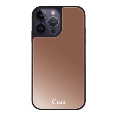 iPhoneケース ミラーバンパー ミラー付きケース ロゴ