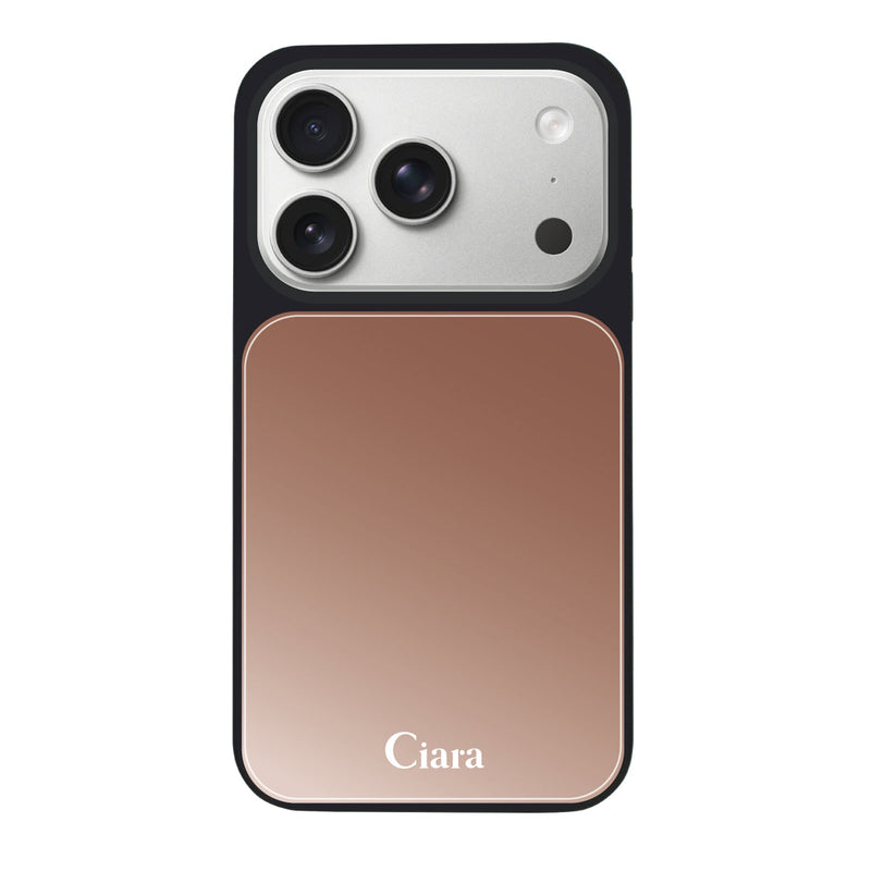iPhoneケース ミラーバンパー ミラー付きケース ロゴ