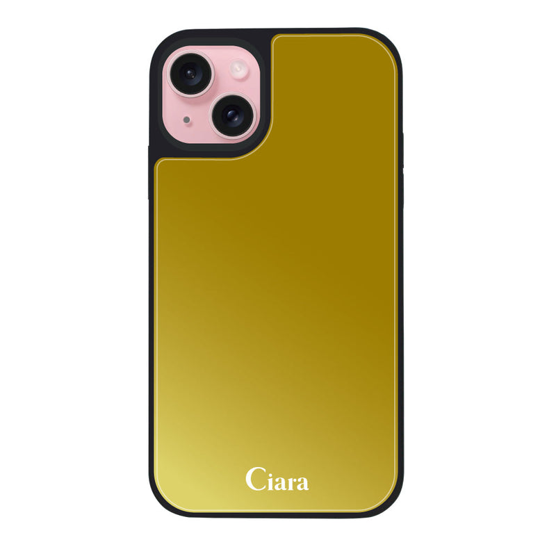 iPhoneケース ミラーバンパー ミラー付きケース ロゴ