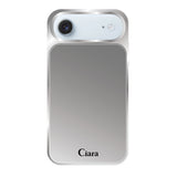 iPhoneAir ミラーバンパー ミラー付きケース ロゴ ブラック