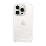 iPhone15ProMax ハイブリッド クリアケース ロゴ クリア