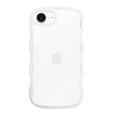 iPhoneケース ウェーブフレーム クリアケース ロゴ