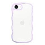 iPhoneケース ウェーブフレーム クリアケース ロゴ