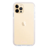 iPhone11Pro クッションバンパー 耐衝撃クリアケース ロゴ ピンク