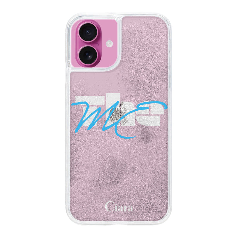 iPhoneケース グリッター オイルクリアケース テーマ
