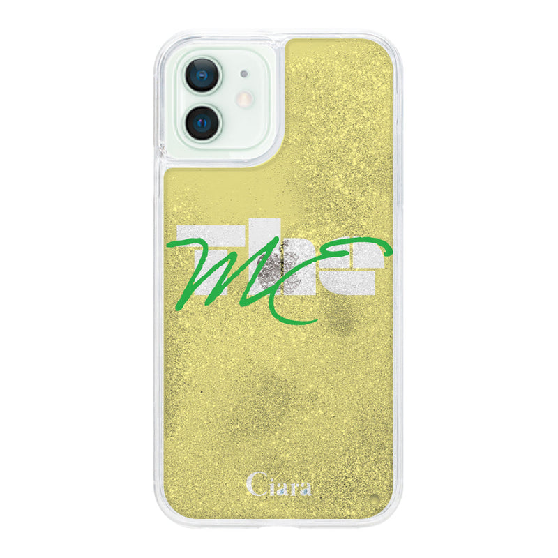 iPhoneケース グリッター オイルクリアケース テーマ