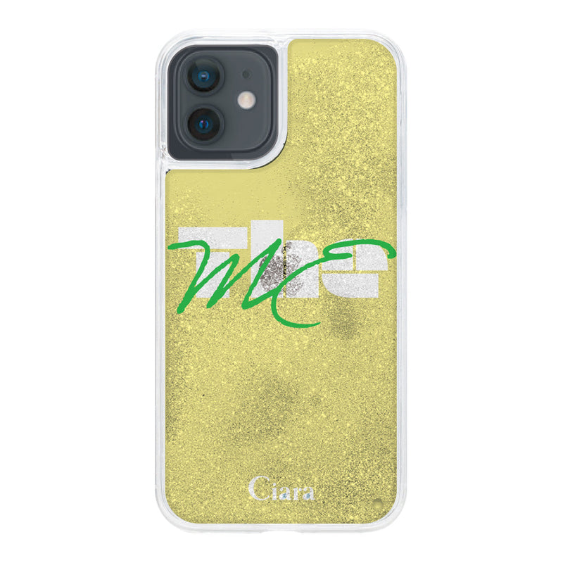 iPhoneケース グリッター オイルクリアケース テーマ