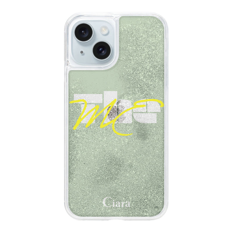 iPhoneケース グリッター オイルクリアケース テーマ