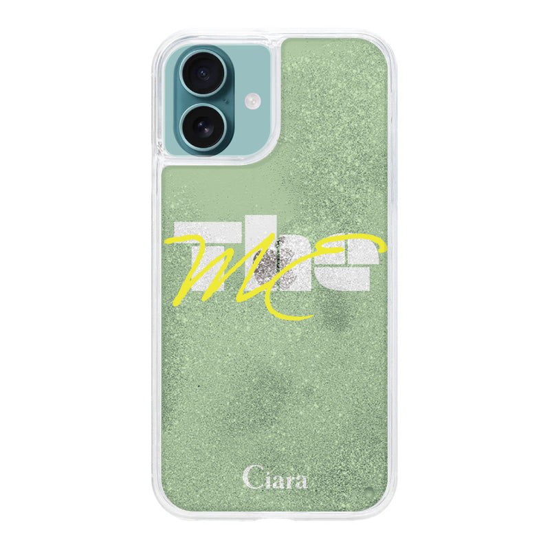 iPhoneケース グリッター オイルクリアケース テーマ