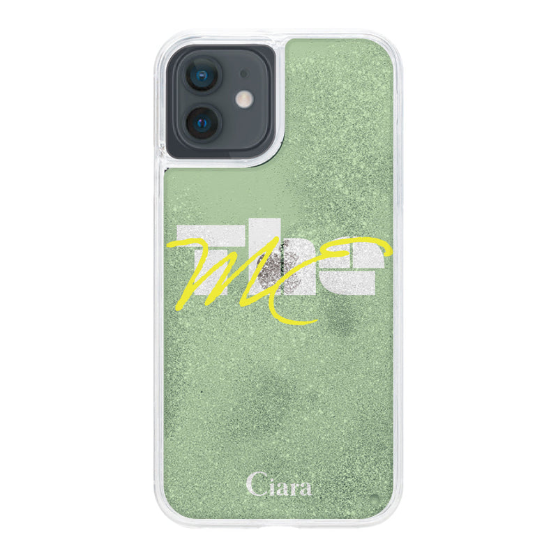 iPhoneケース グリッター オイルクリアケース テーマ
