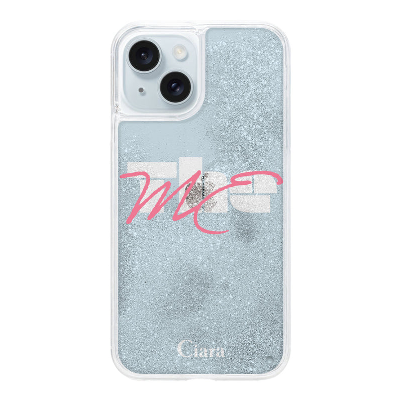 iPhoneケース グリッター オイルクリアケース テーマ