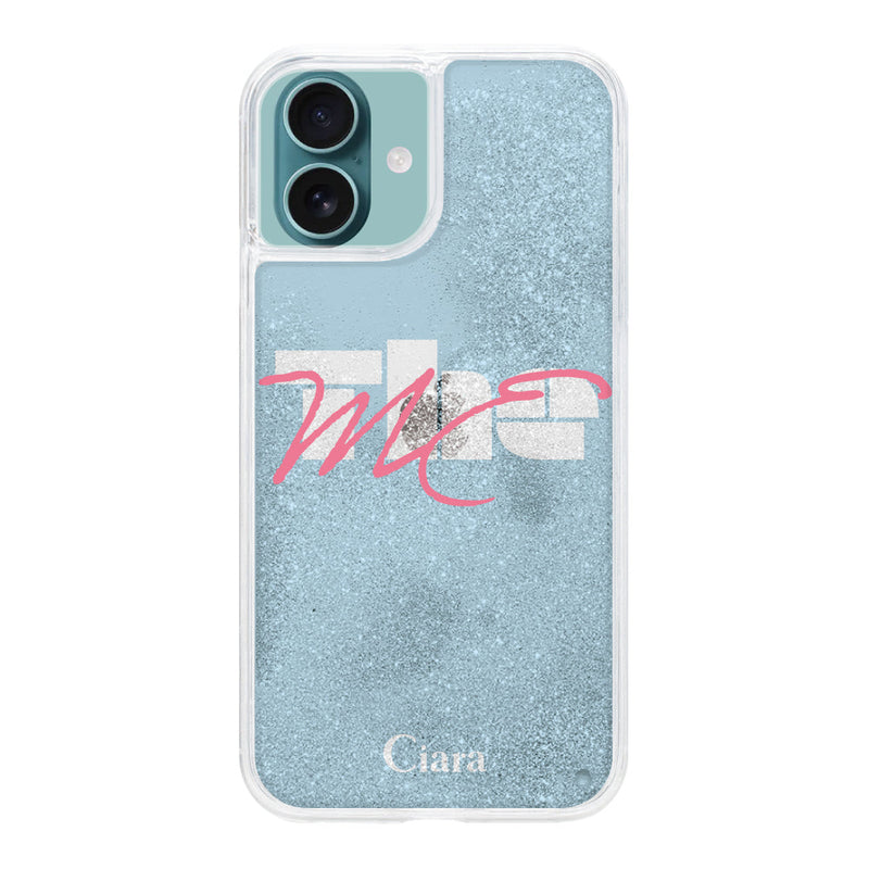 iPhoneケース グリッター オイルクリアケース テーマ