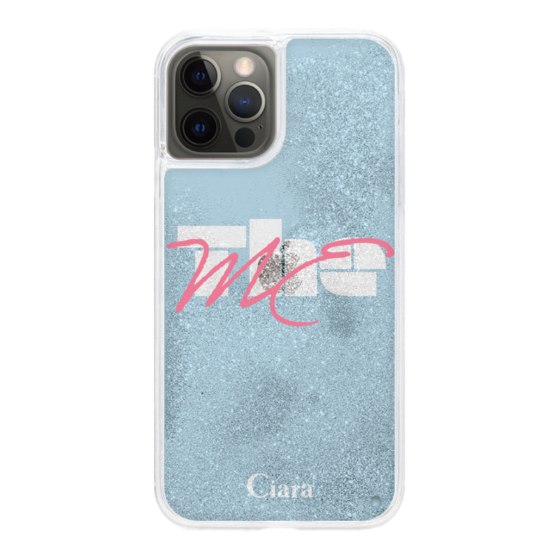 iPhoneケース グリッター オイルクリアケース テーマ
