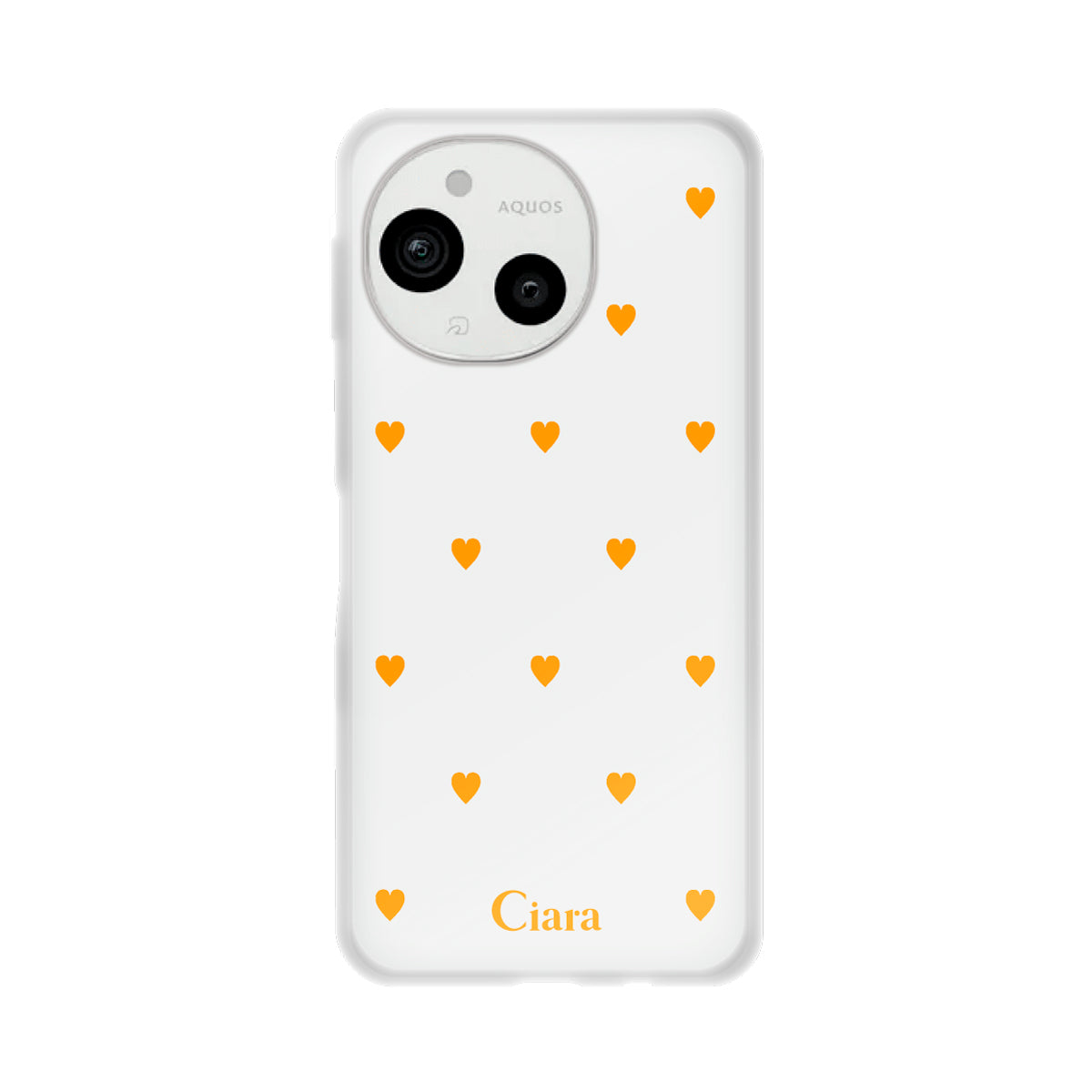 AQUOSケース】 クリア SWEET HEART(スウィートハート) | スマホケース