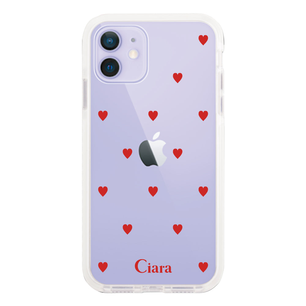 iPhone 12 (アイフォン12) ケース・カバー 赤 かわいい | スマホケース