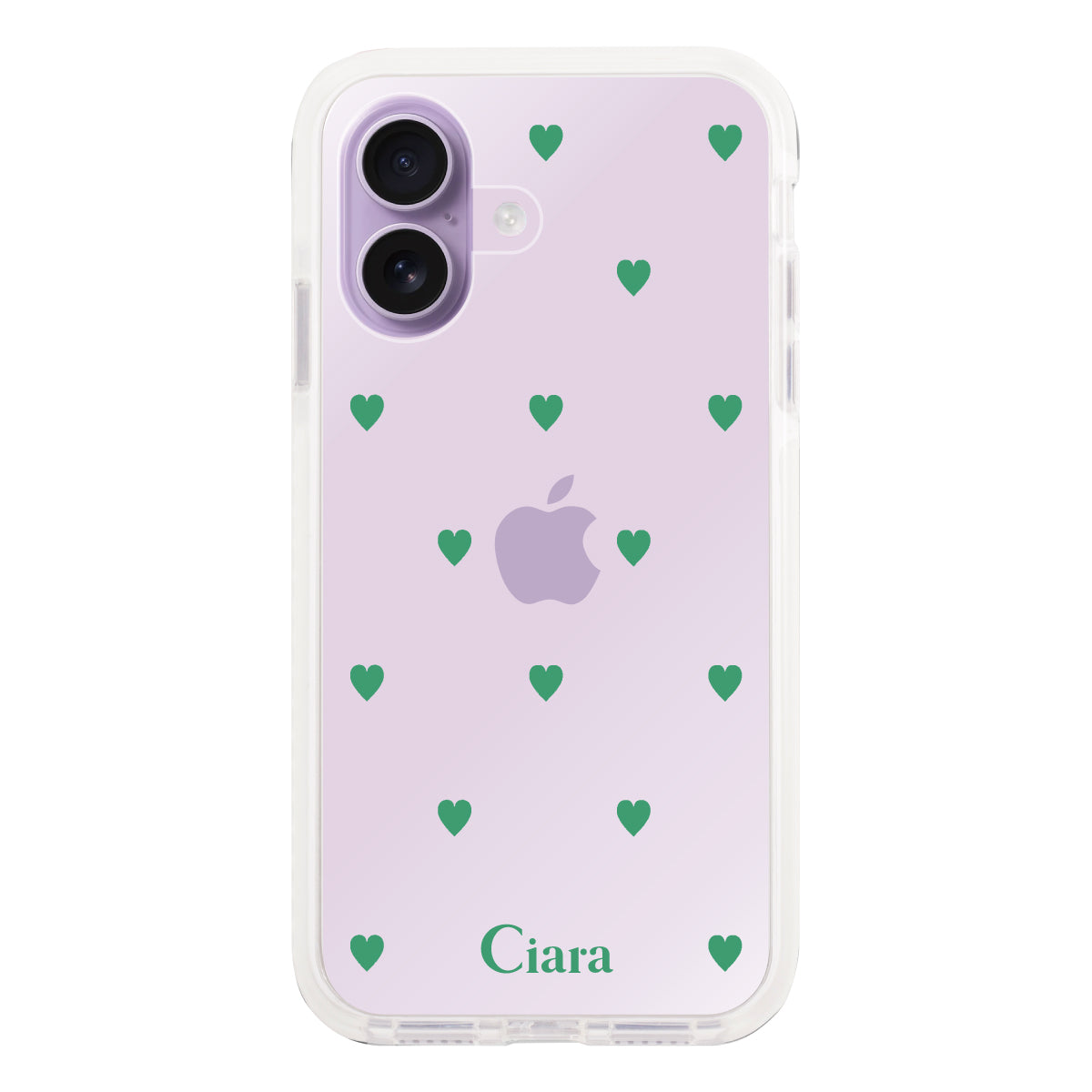 iPhoneケース】 クッションバンパー COLOR HEART(カラーハート