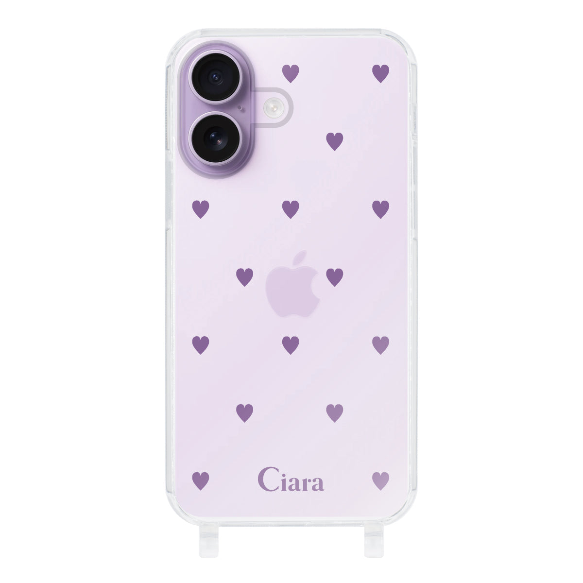 iPhoneケース】 ストラップ LAVENDER GIRL(ラベンダーガール