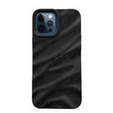 iPhone12ProMax ウェーブフォーム TPUケース プティ ブラック