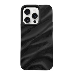 iPhone16ProMax ウェーブフォーム TPUケース プティ ブラック
