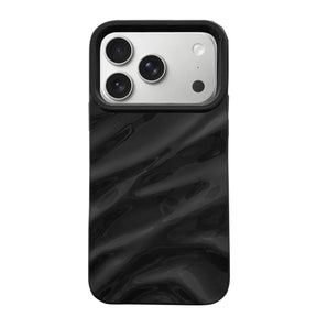 iPhone17Pro ウェーブフォーム TPUケース プティ ブラック