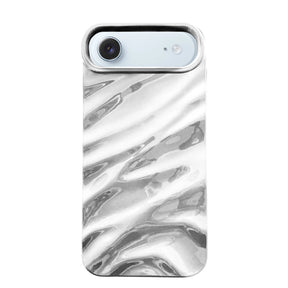 iPhoneAir ウェーブフォーム TPUケース プティ シルバー