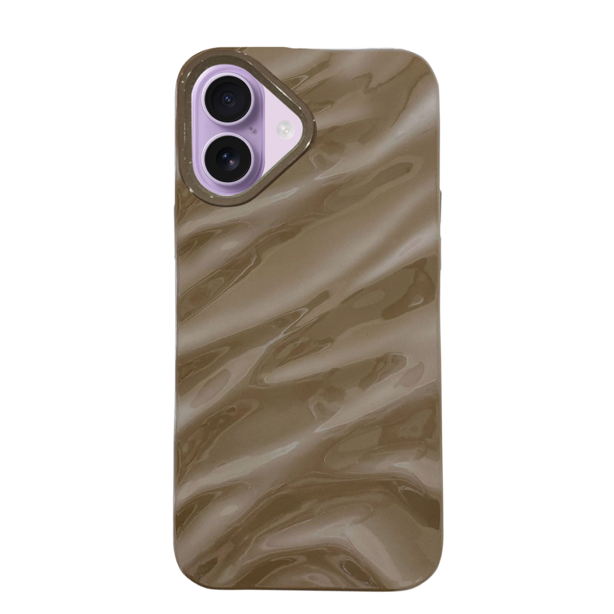 iPhone17 ウェーブフォーム TPUケース プティ ベージュ