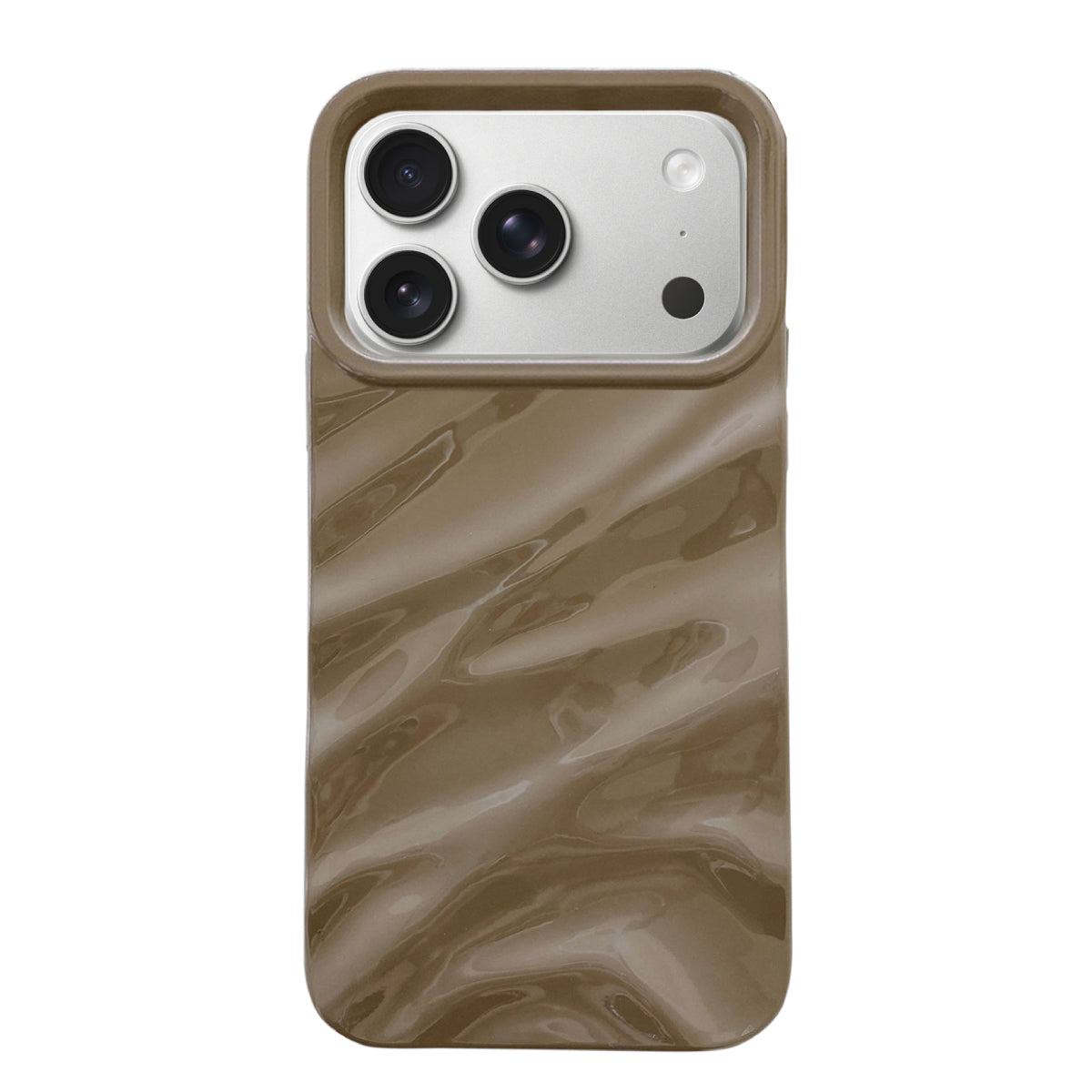 iPhone17Pro ウェーブフォーム TPUケース プティ ベージュ