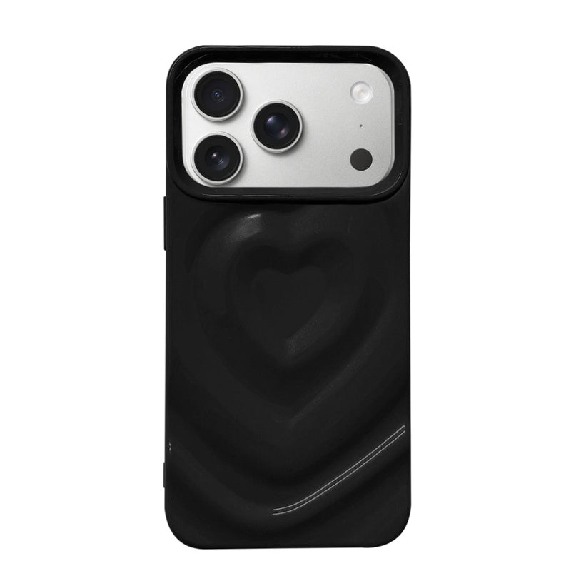 iPhoneケース ハートウェーブフォーム TPUケース プティ