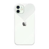 iPhone12miniケース ハートクリア TPUクリアケース プティ クリア