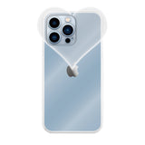 iPhone13ProMaxケース ハートクリア TPUクリアケース プティ クリア