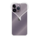 iPhone14ProMaxケース ハートクリア TPUクリアケース プティ クリア