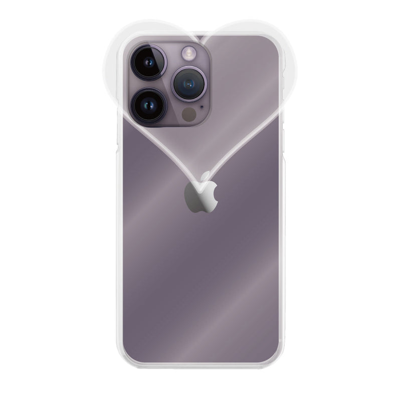 iPhoneケース ハート TPUクリアケース プティ