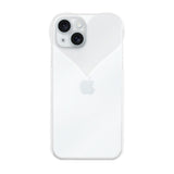 iPhone15Plus/14Plusケース ハートクリア TPUクリアケース プティ クリア