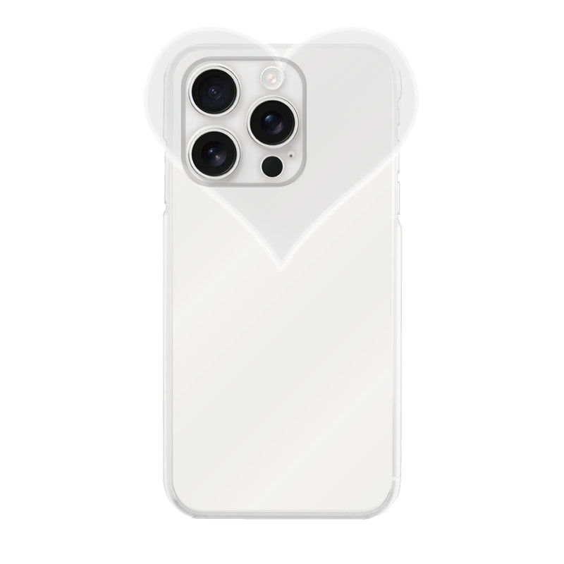 iPhoneケース ハート TPUクリアケース プティ