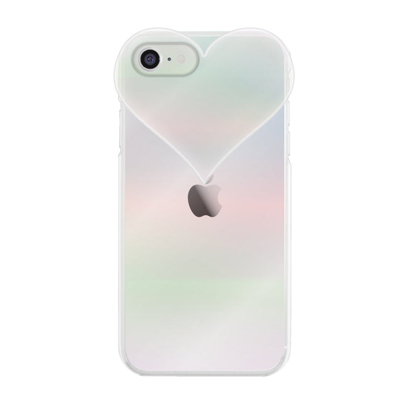 iPhoneケース ハート TPUクリアケース プティ