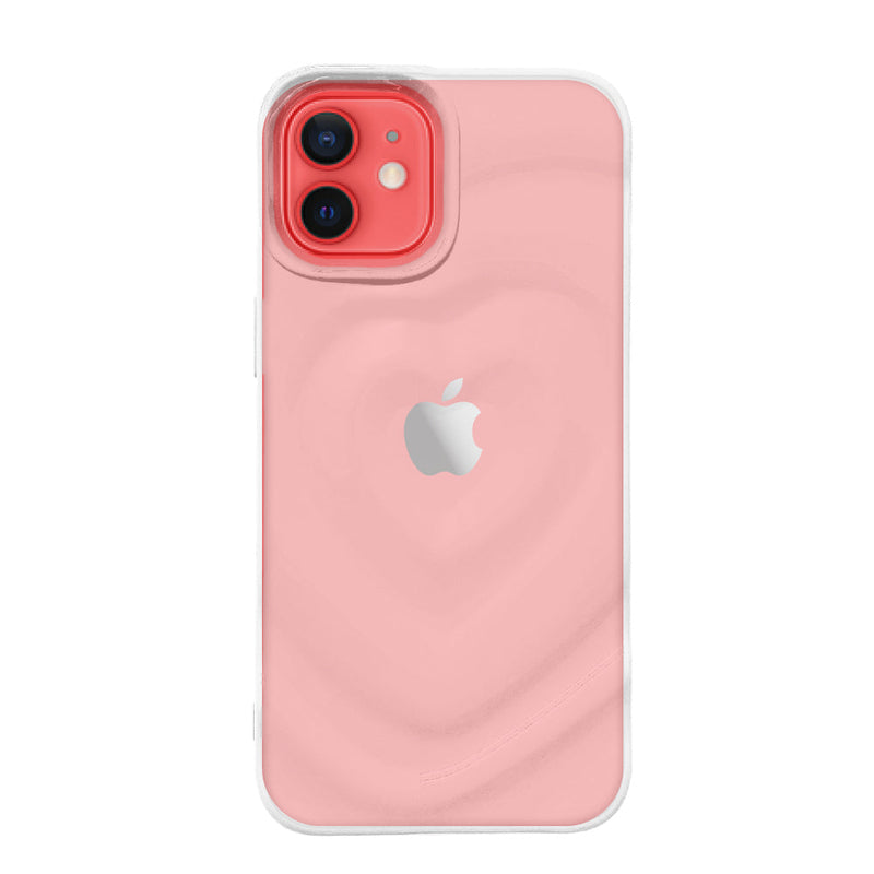 iPhoneケース ハートウェーブフォーム TPUクリアケース プティ