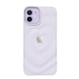 iPhone12/12Pro ハートウェーブフォーム TPUクリアケース プティ クリア
